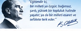 Atatürk ve eğitim sözü